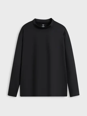 Áo body giữ ấm nam cào bông cổ lửng