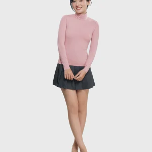 Áo body giữ ấm nữ cào bông cổ cao