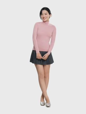 Áo body giữ ấm nữ cào bông cổ cao