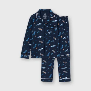 Bộ pyjama bé trai hoạ tiết